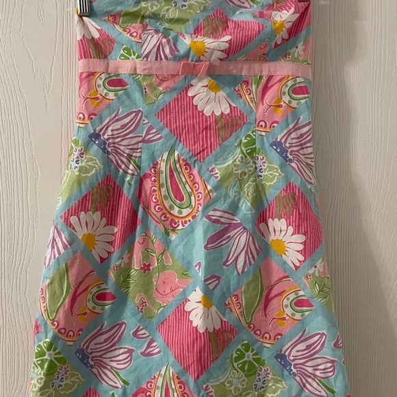 LILLY PULITZER DRESS FLORAL SIZE 2 - Picture 4 of 10